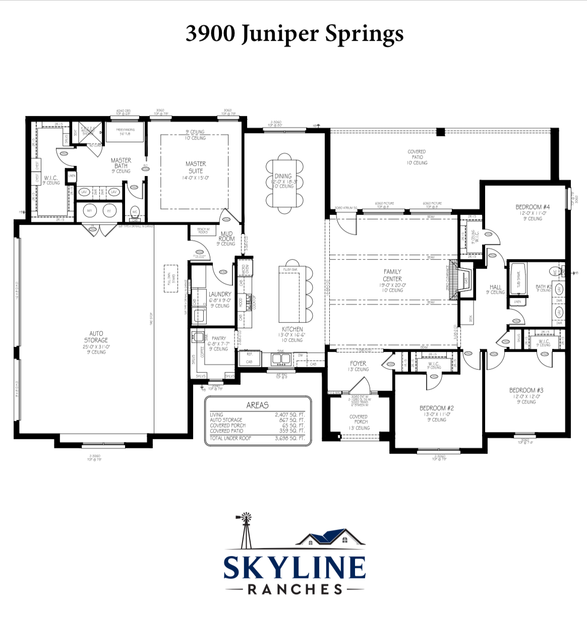 3900 Juniper Springs Rd., Texas, 4 Bedrooms Bedrooms, ,2 BathroomsBathrooms,Skyline Ranches,For Sale,Juniper Springs Rd. ,1114